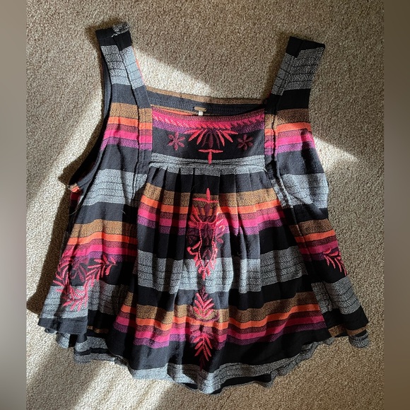 FP embroidered striped swing tank top - Picture 4 of 6